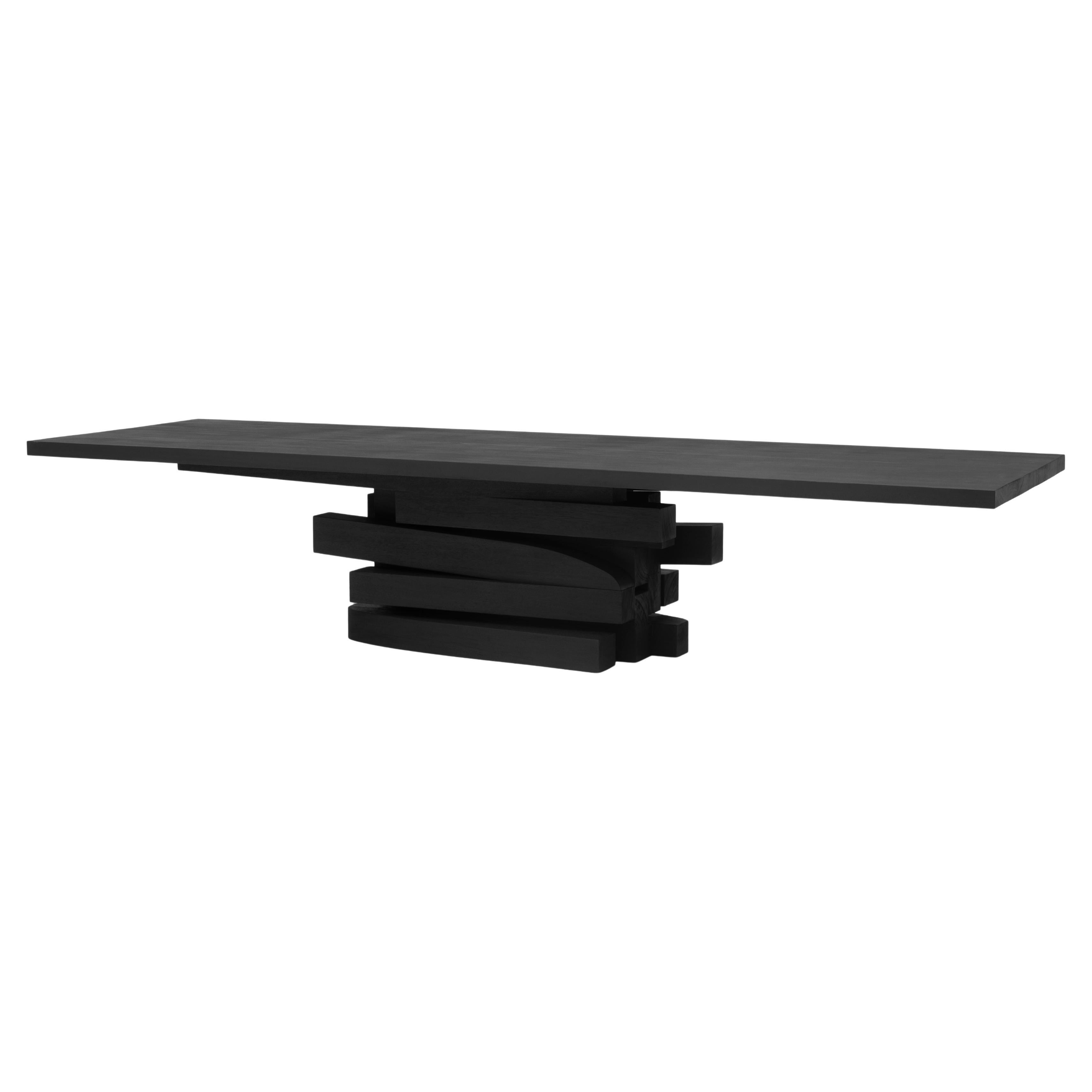 Black Iroko wood Zoumey table 012024 by Arno Declercq.

The name 