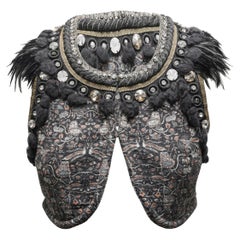Nero Isabel Marant Gilet stampato impreziosito Designer Taglia 1