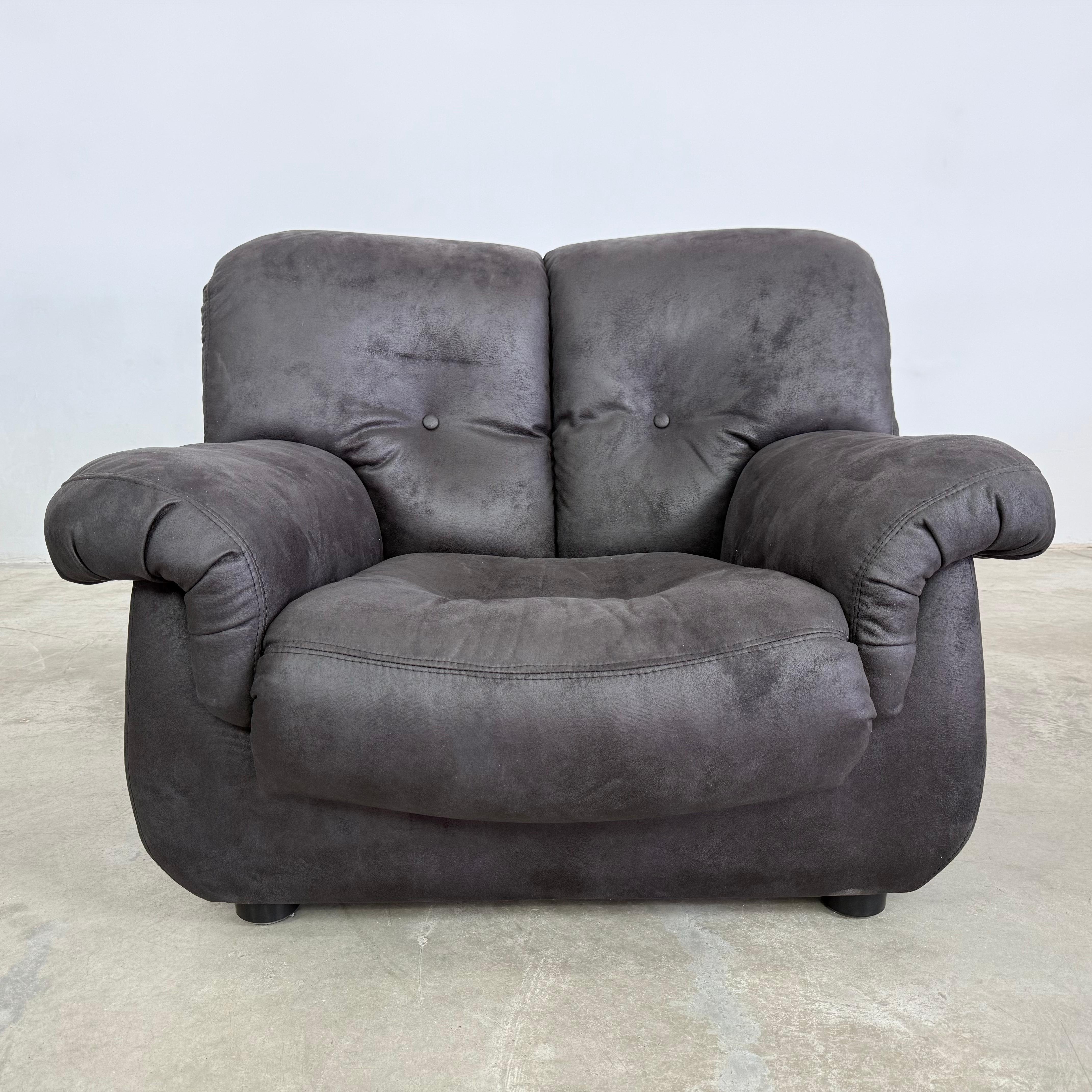 Sillones italianos negros de Pellerossi - Pareja en venta 2