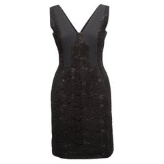 J. Mendel - Robe sans manches en dentelle noire