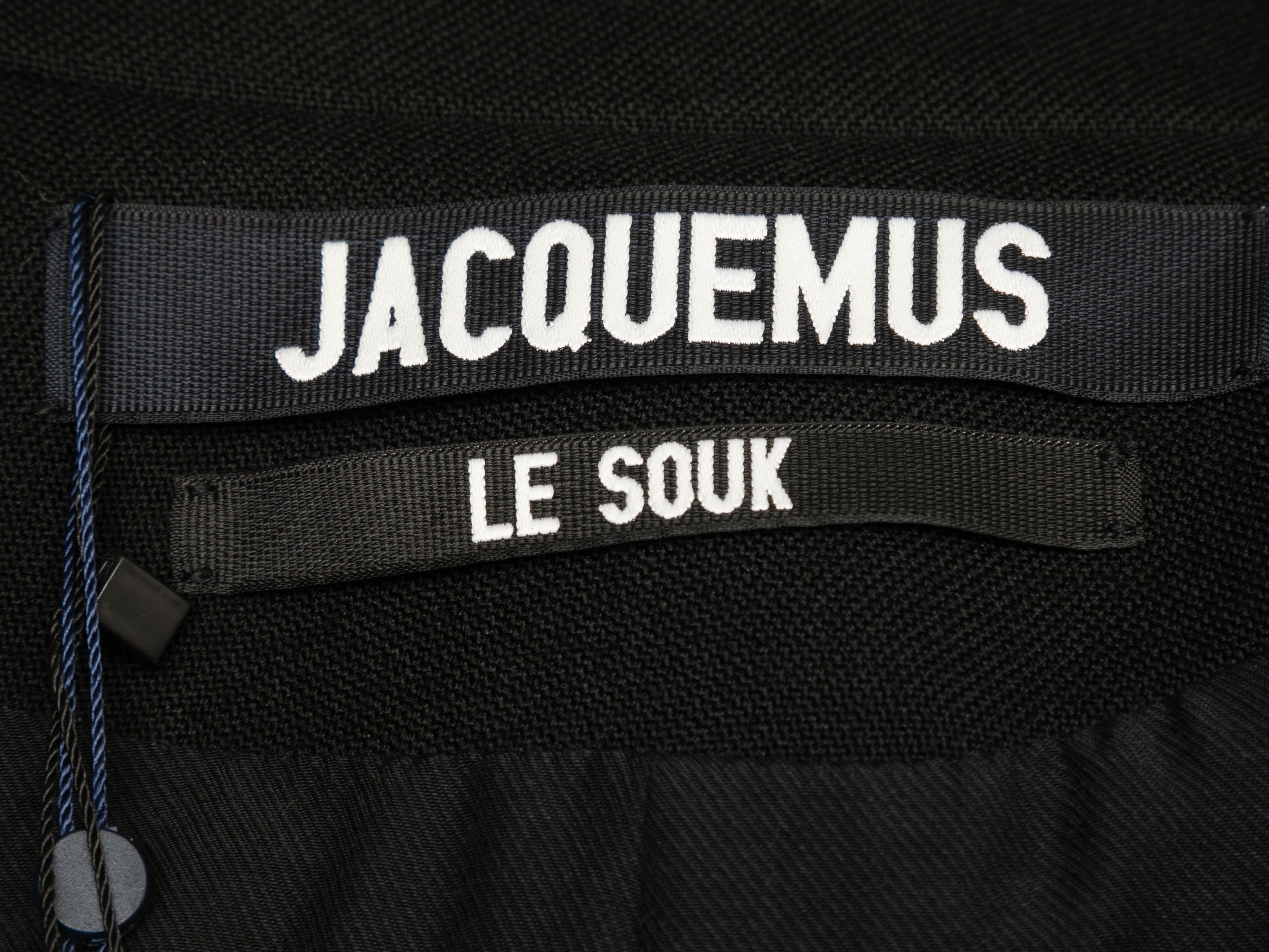 Black Jacquemus Le Souk Wool Blazer Size EU 40 1