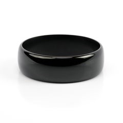 Black Jade Bangle Wide Cuff Omphacite Jade