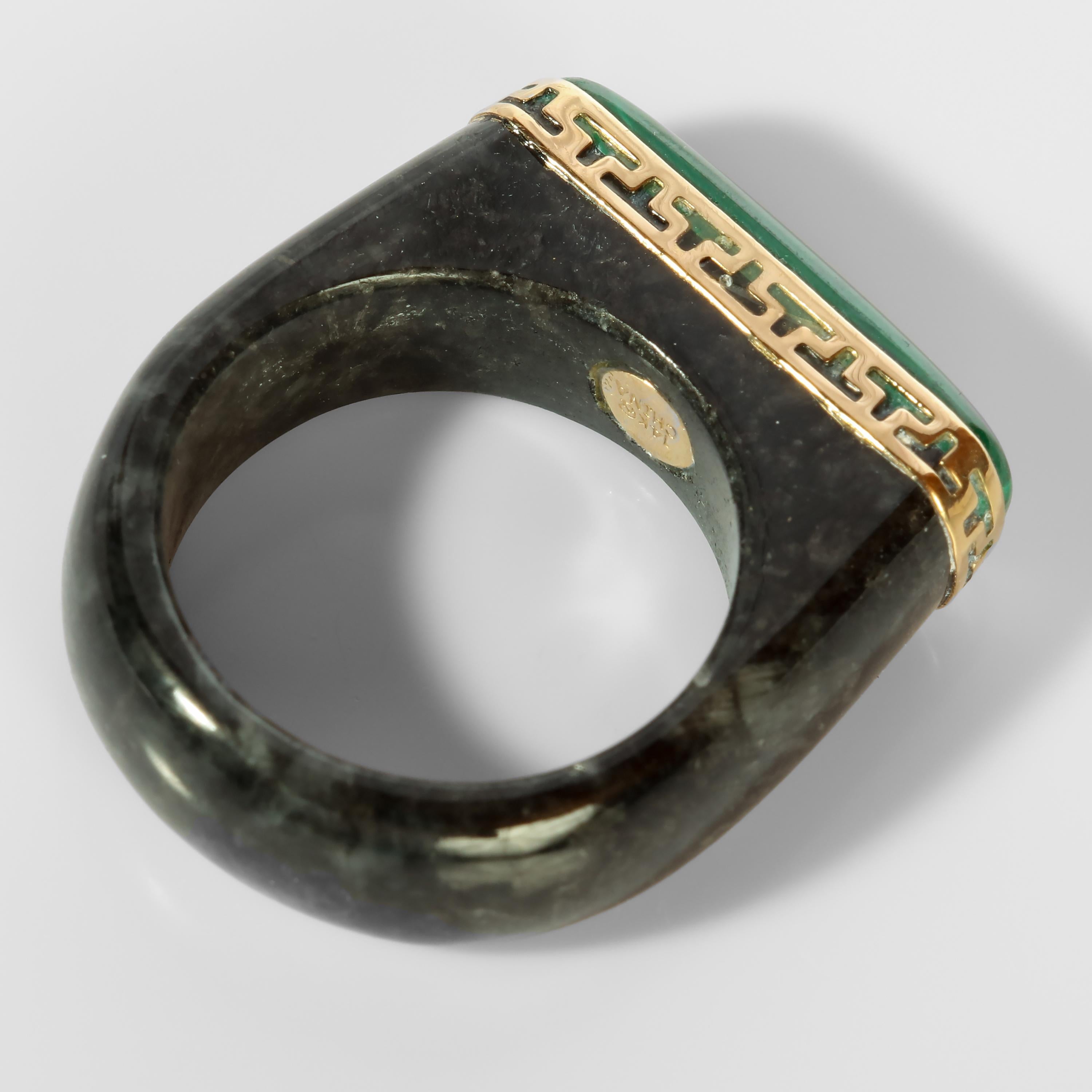 dark jade ring
