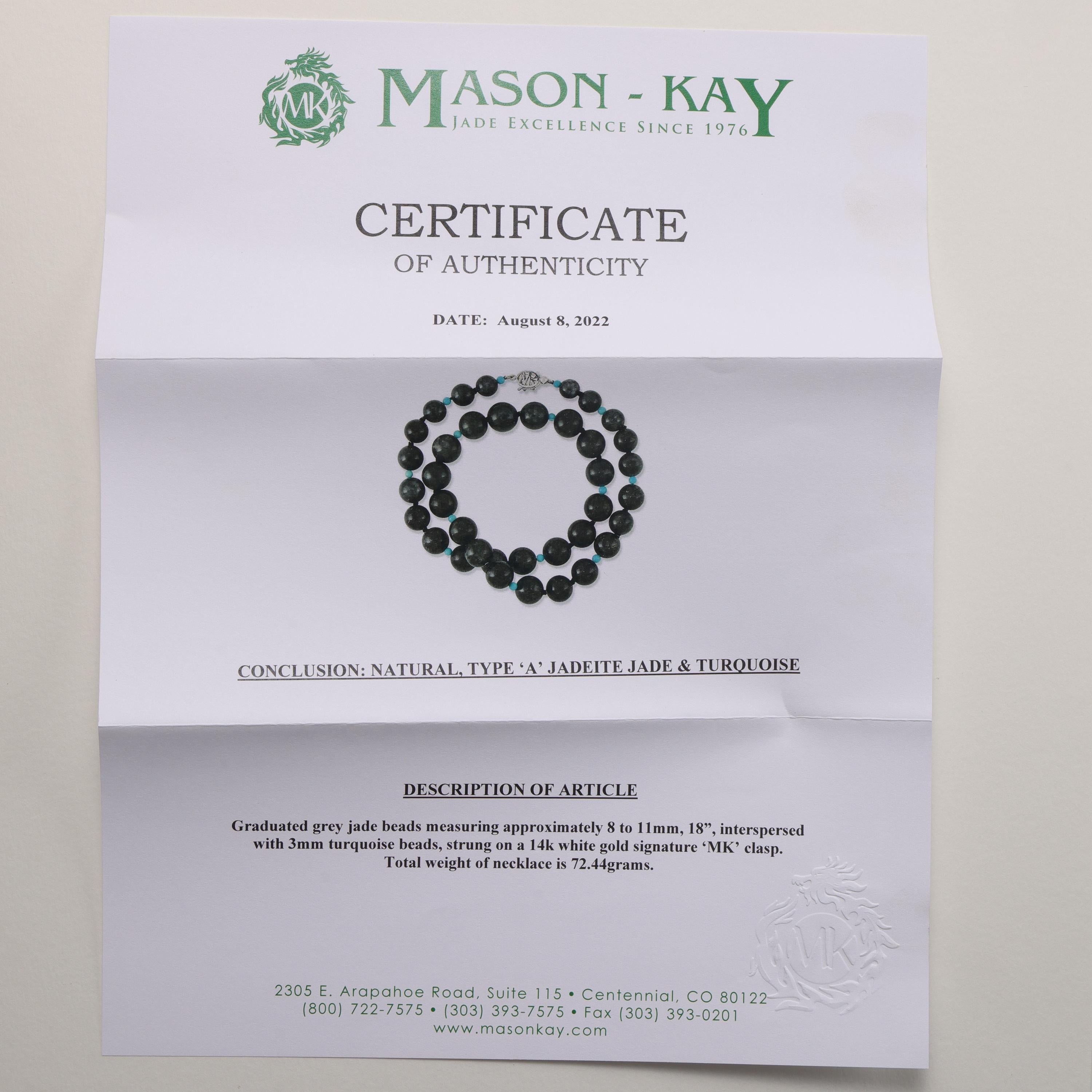 Black Jade Bracelet with Vivid Green Accent Bead and Double Happiness, 18k For Sale 6
