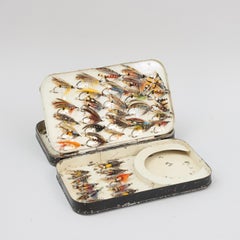 Black Japanned Fly Box By Malloch Of Perth