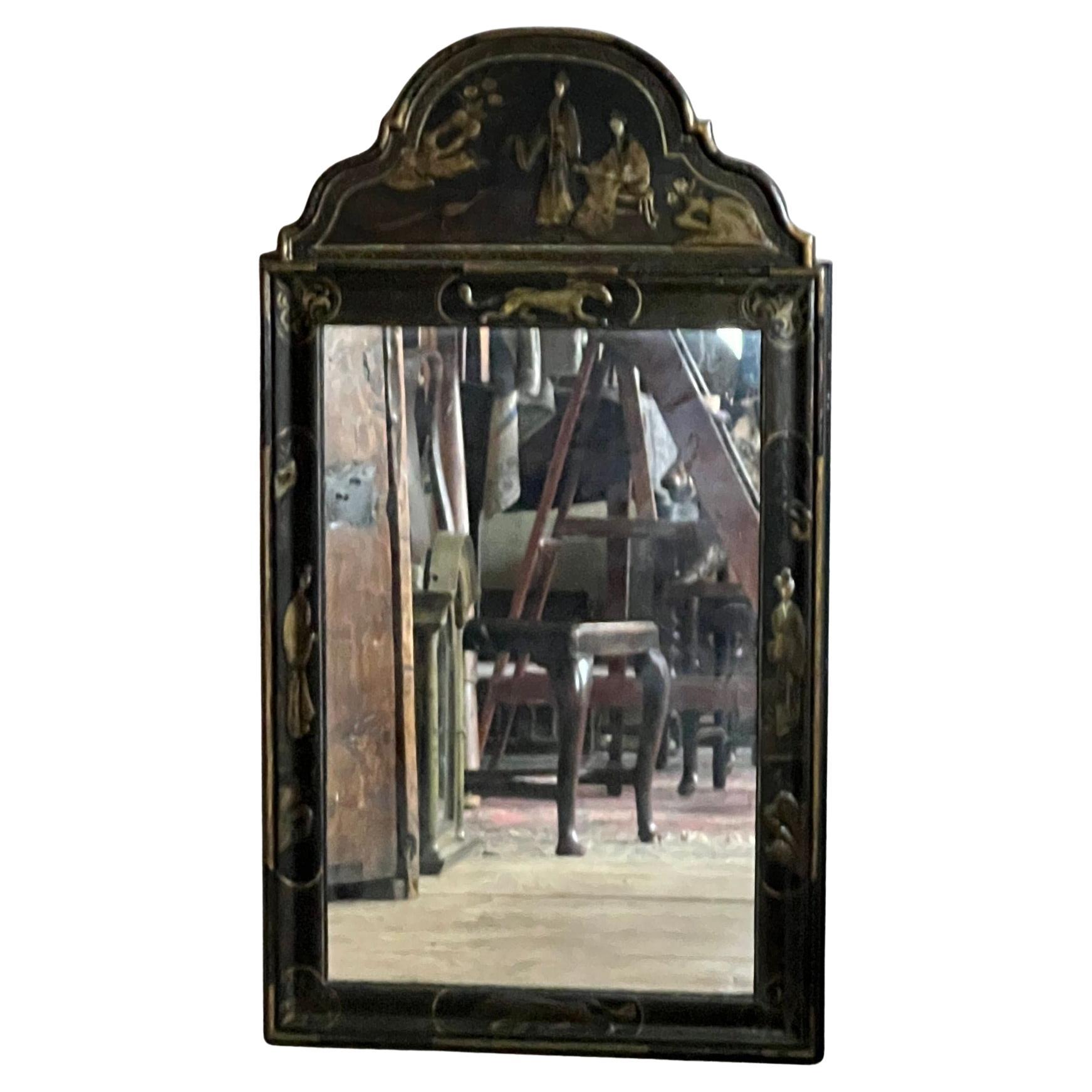 Specchio Pier nero con japanned in vendita