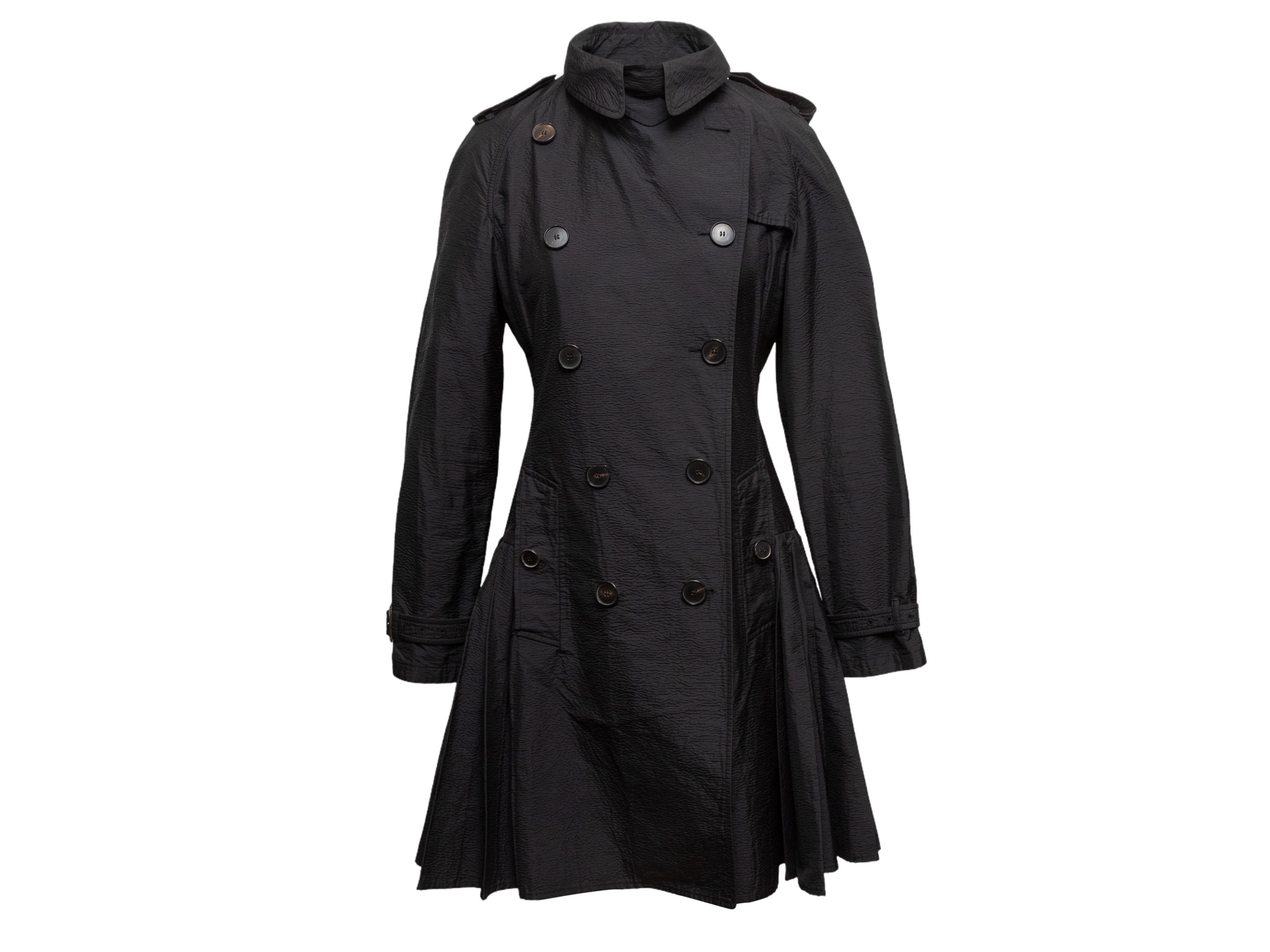 Trench noir Jean Paul Gaultier Femme A-Line Taille IT 42 Pour femmes en vente