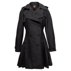 Trench noir Jean Paul Gaultier Femme A-Line Taille IT 42
