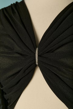 Black jersey backless cocktail dress ALEXANDRE VAUTHIER