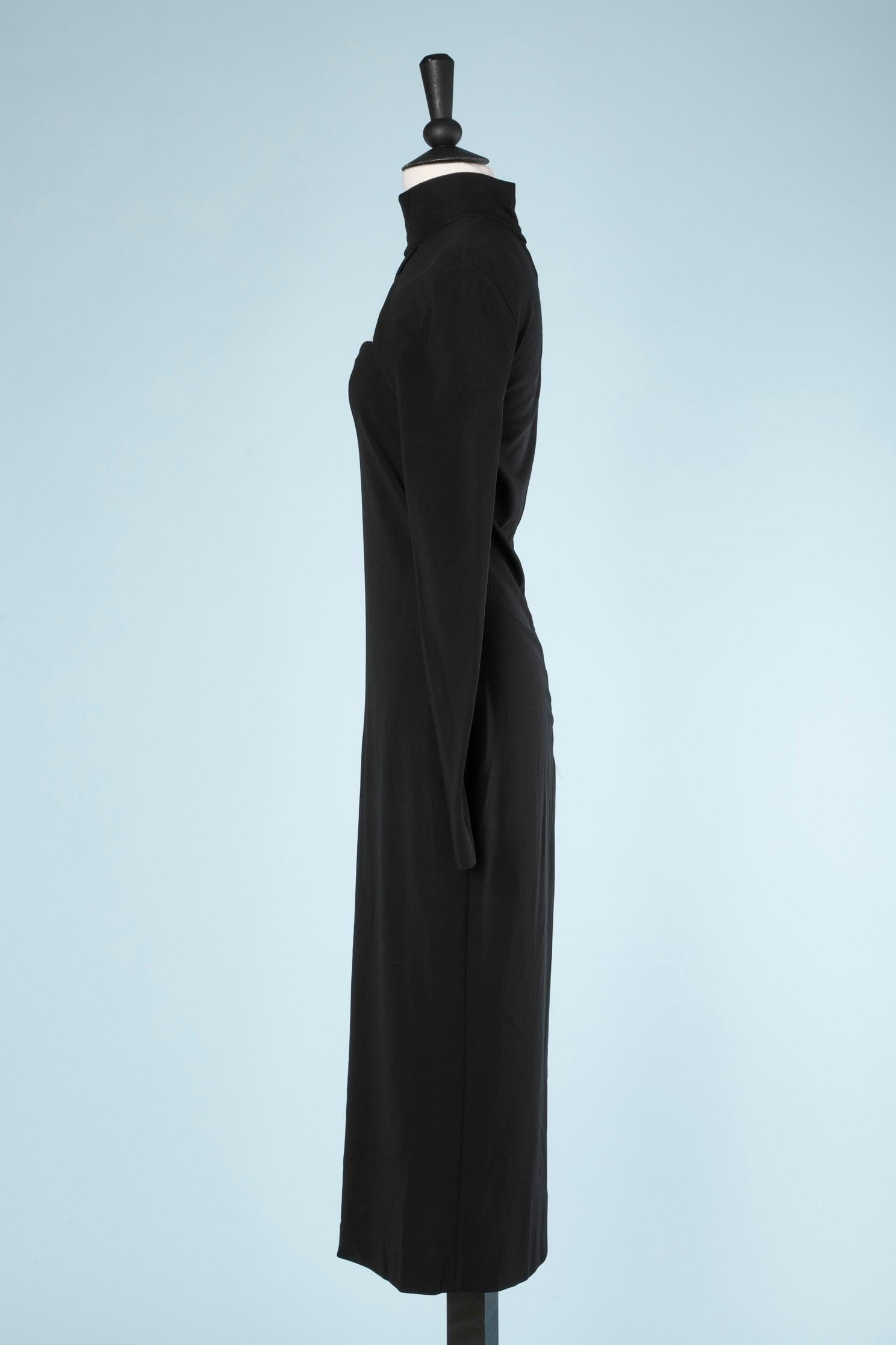 Black jersey dress Dolce Gabbana  In New Condition In Saint-Ouen-Sur-Seine, FR