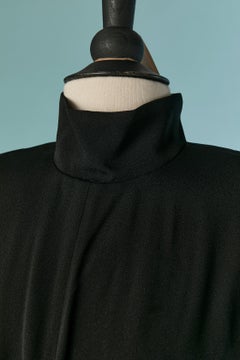 Schwarzes Abendkleid aus Jersey mit Strasssteinchen ALEXANDRE VAUTHIER