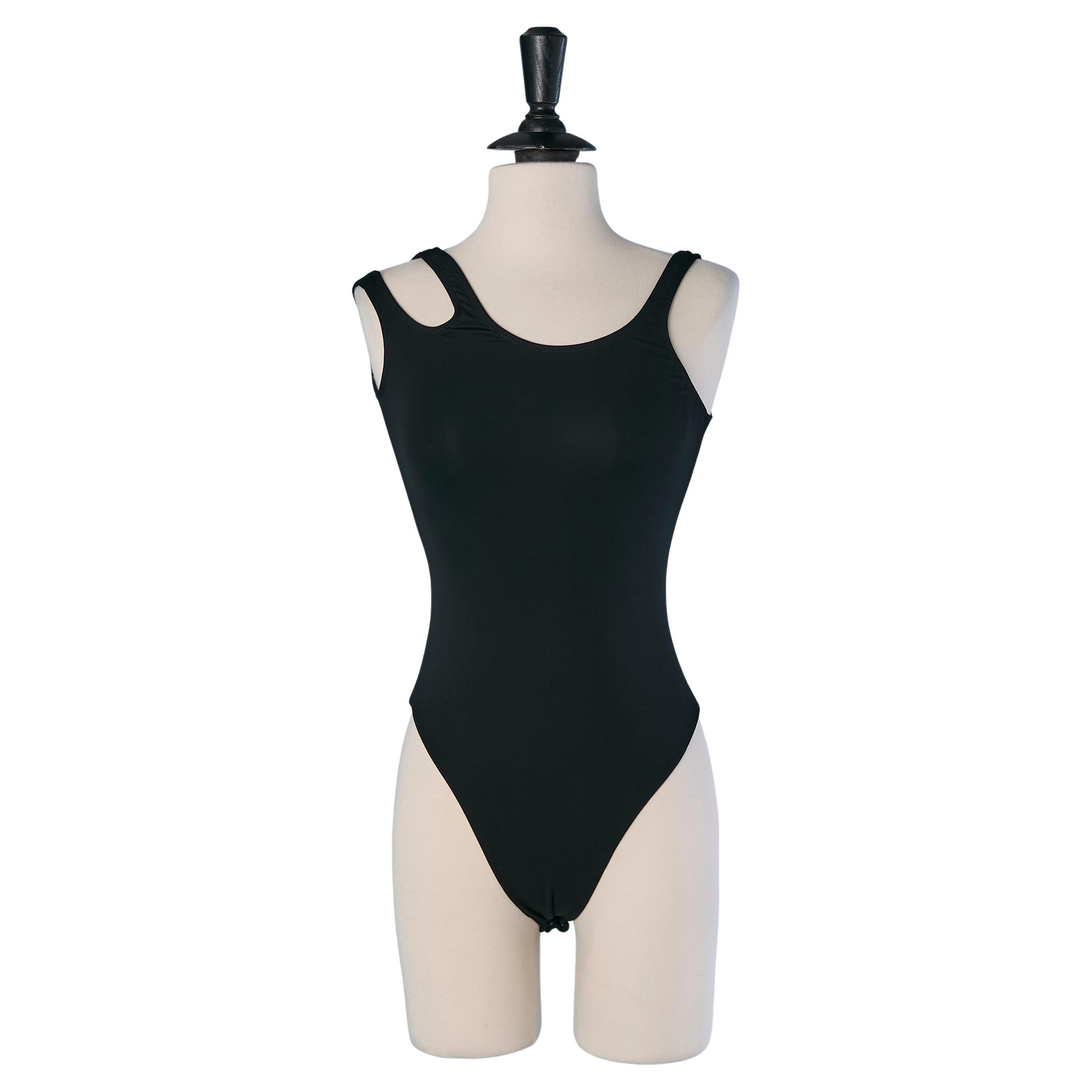 Jersey negro con bandolera asimétrica ALEXANDRE VAUTHIER en venta
