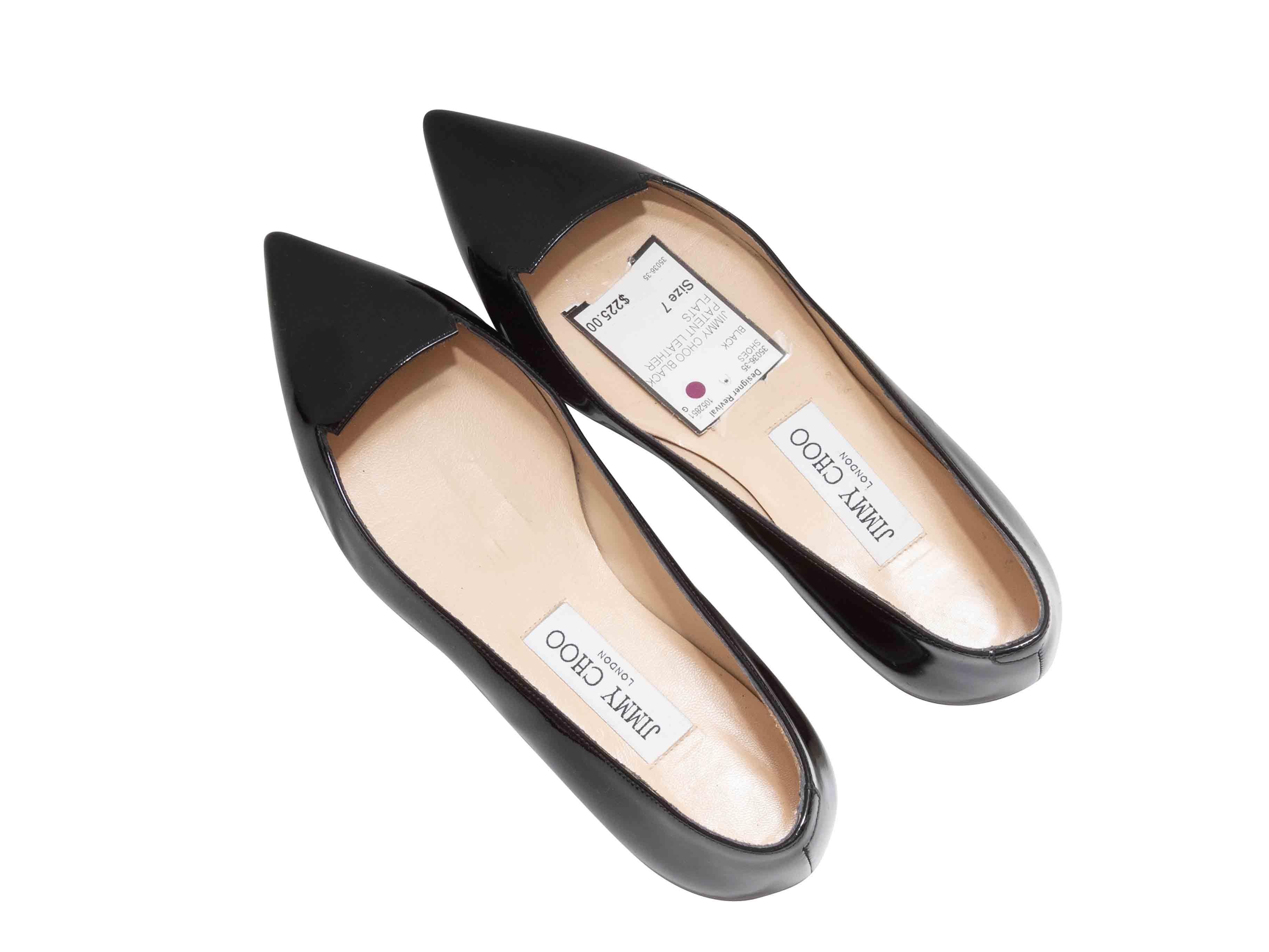 Nero Ballerine a punta nere Jimmy Choo misura 37 in vendita