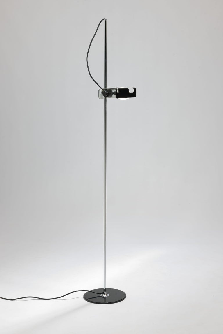 Black Joe Colombo Spider Floor Lamp By Oluce Italy 1965 At