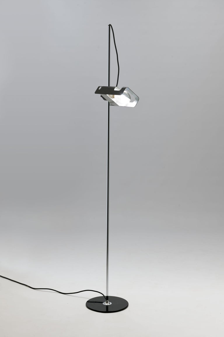 Black Joe Colombo Spider Floor Lamp By Oluce Italy 1965 At