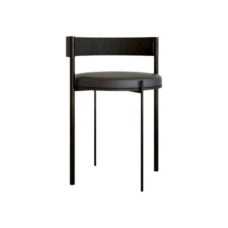 Silla de comedor Caleidoscopio negro de Jialun Xiong