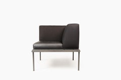 Black Kaleidoscope Side Lounge Chair by Jialun Xiong