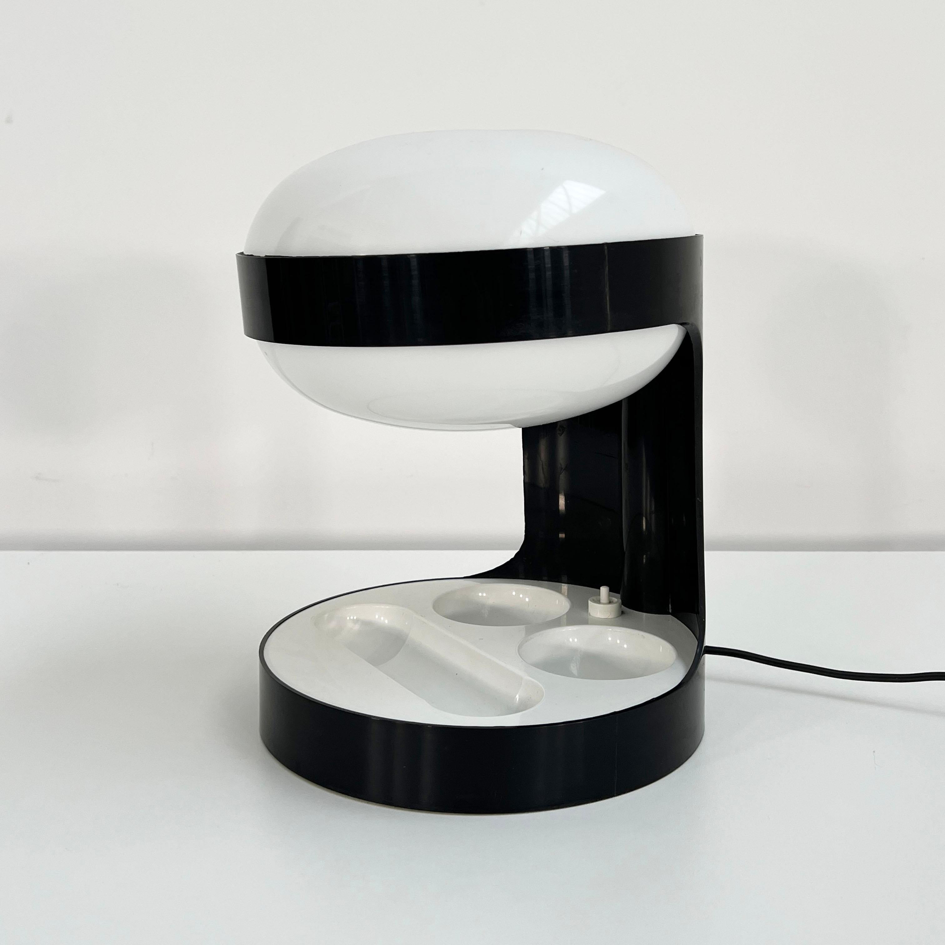 Mid-Century Modern Black KD29 Table Lamp by Joe Colombo for Kartell, 1960s