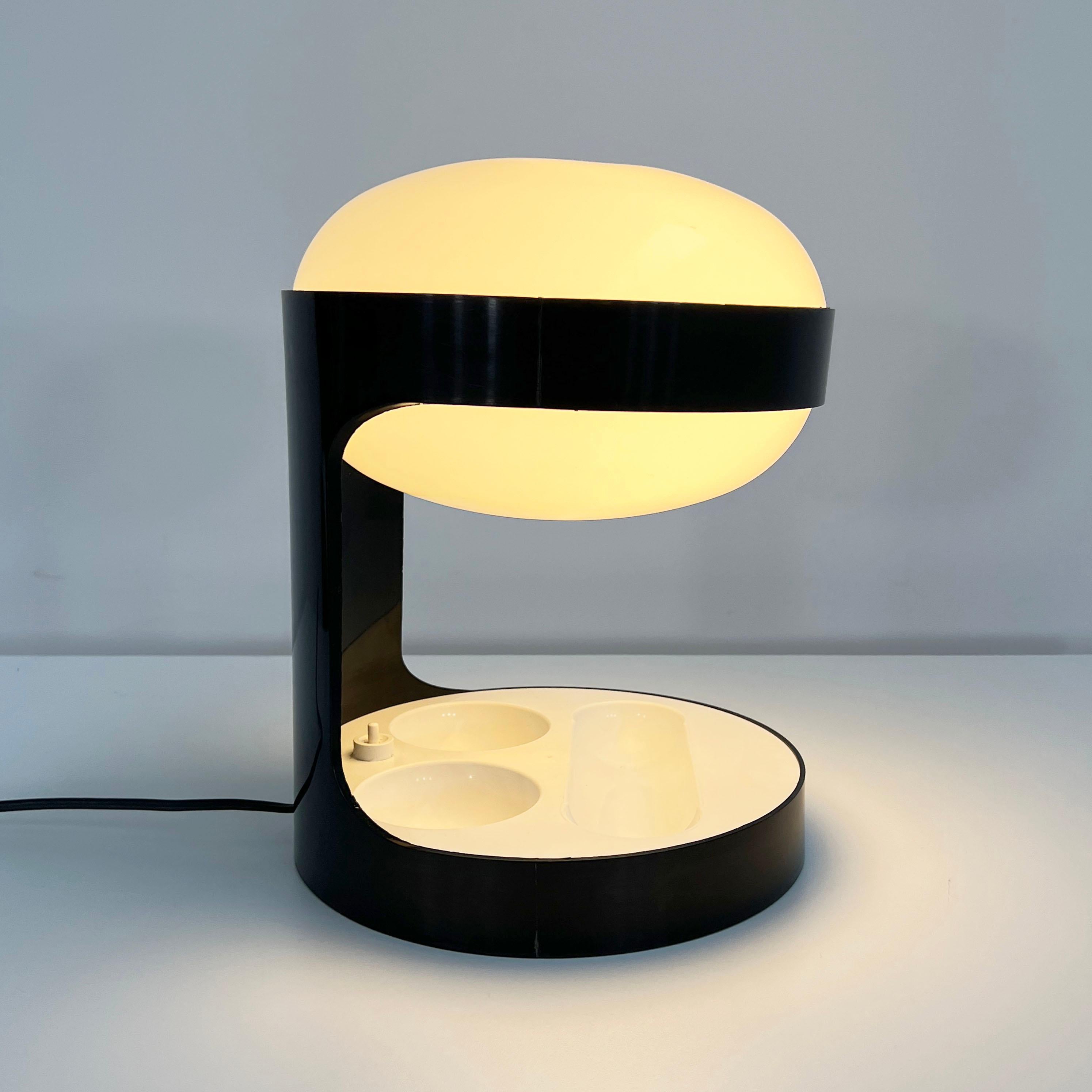 Italian Black KD29 Table Lamp by Joe Colombo for Kartell, 1960s