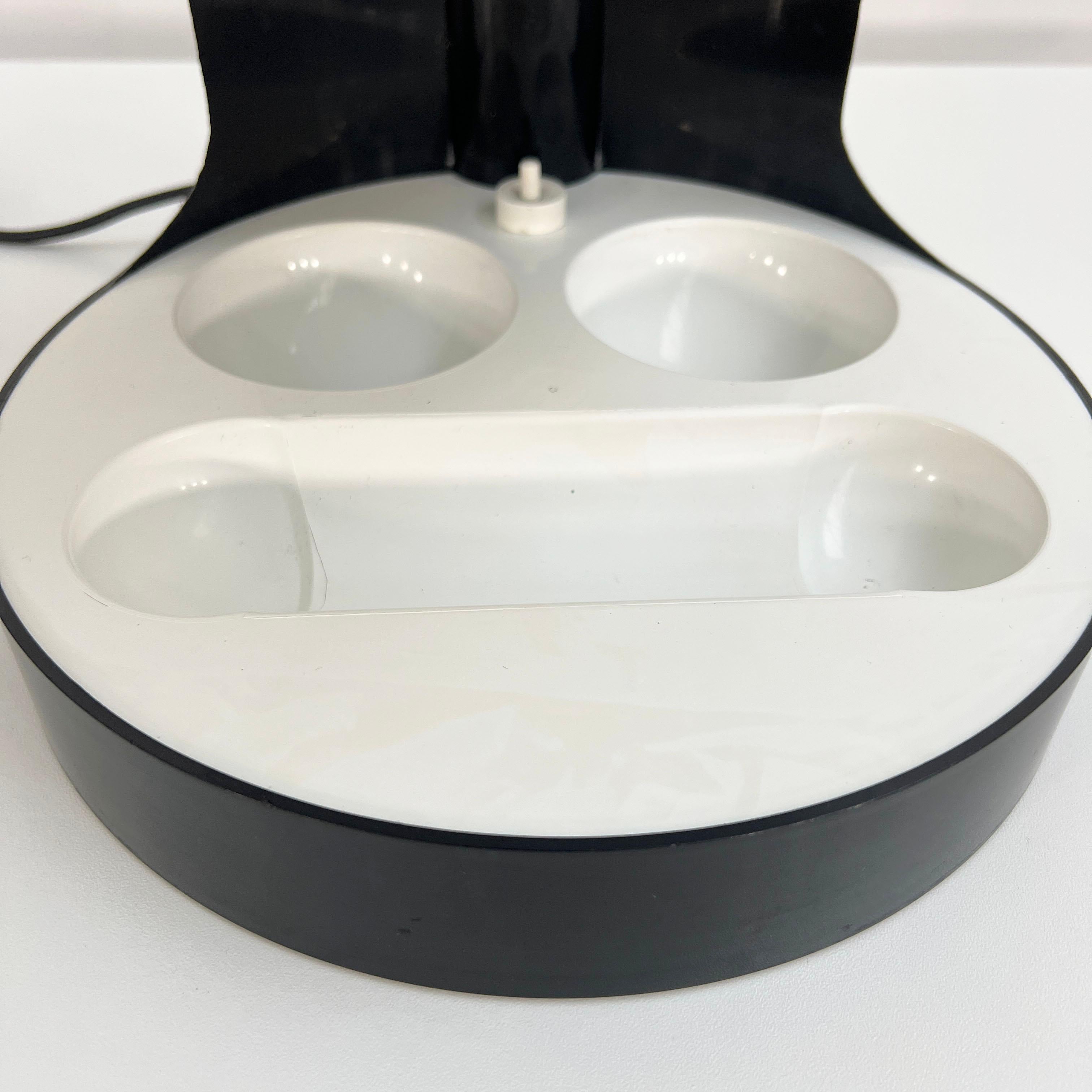 Plastic Black KD29 Table Lamp by Joe Colombo for Kartell, 1960s