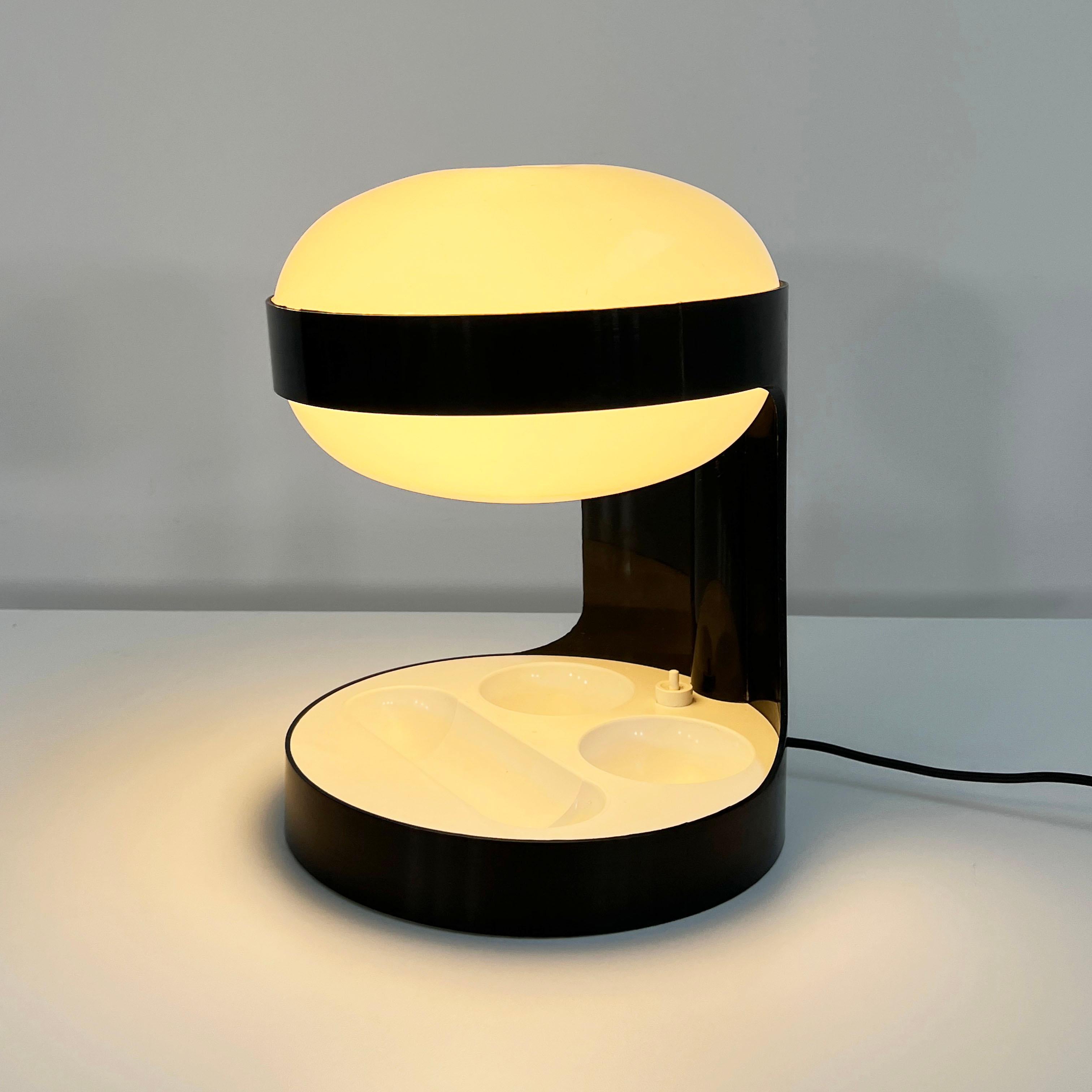 Black KD29 Table Lamp by Joe Colombo for Kartell, 1960s 1