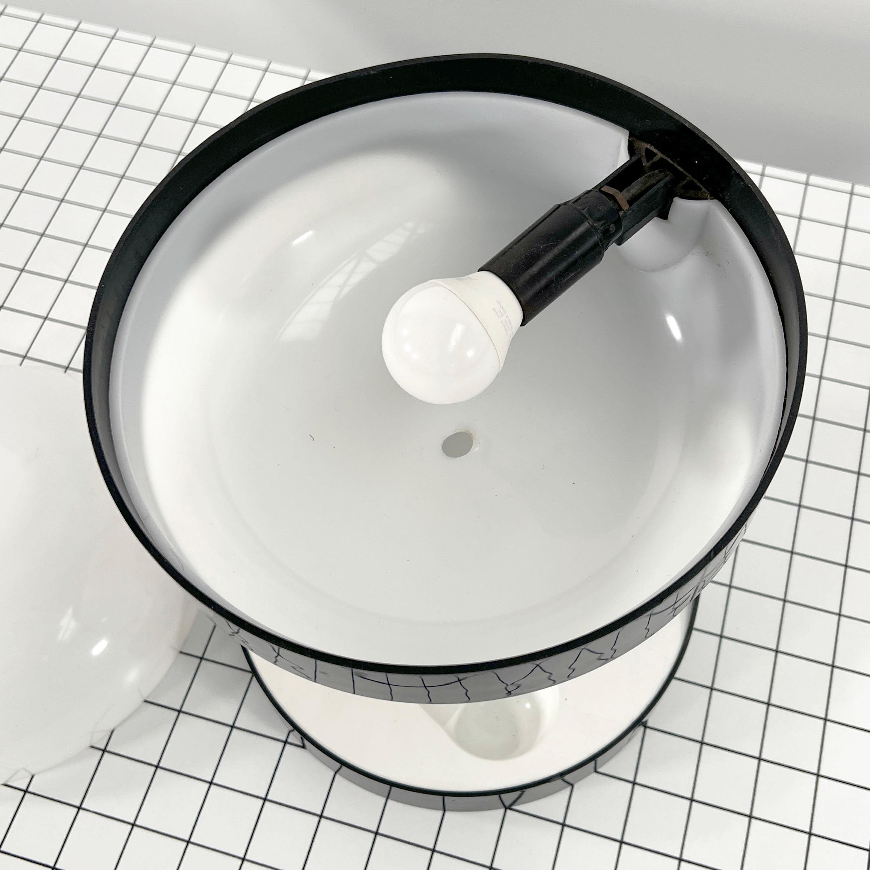 Black KD29 Table Lamp by Joe Colombo for Kartell, 1960s For Sale 1