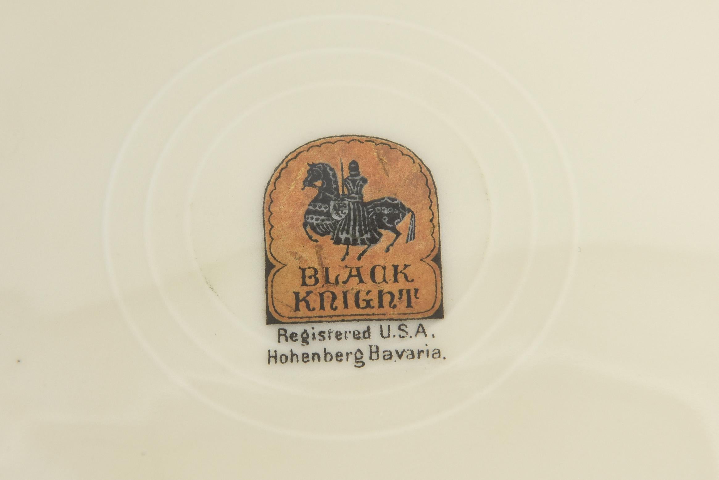 Black Knight Celeste Salad Plates Set of 8 1