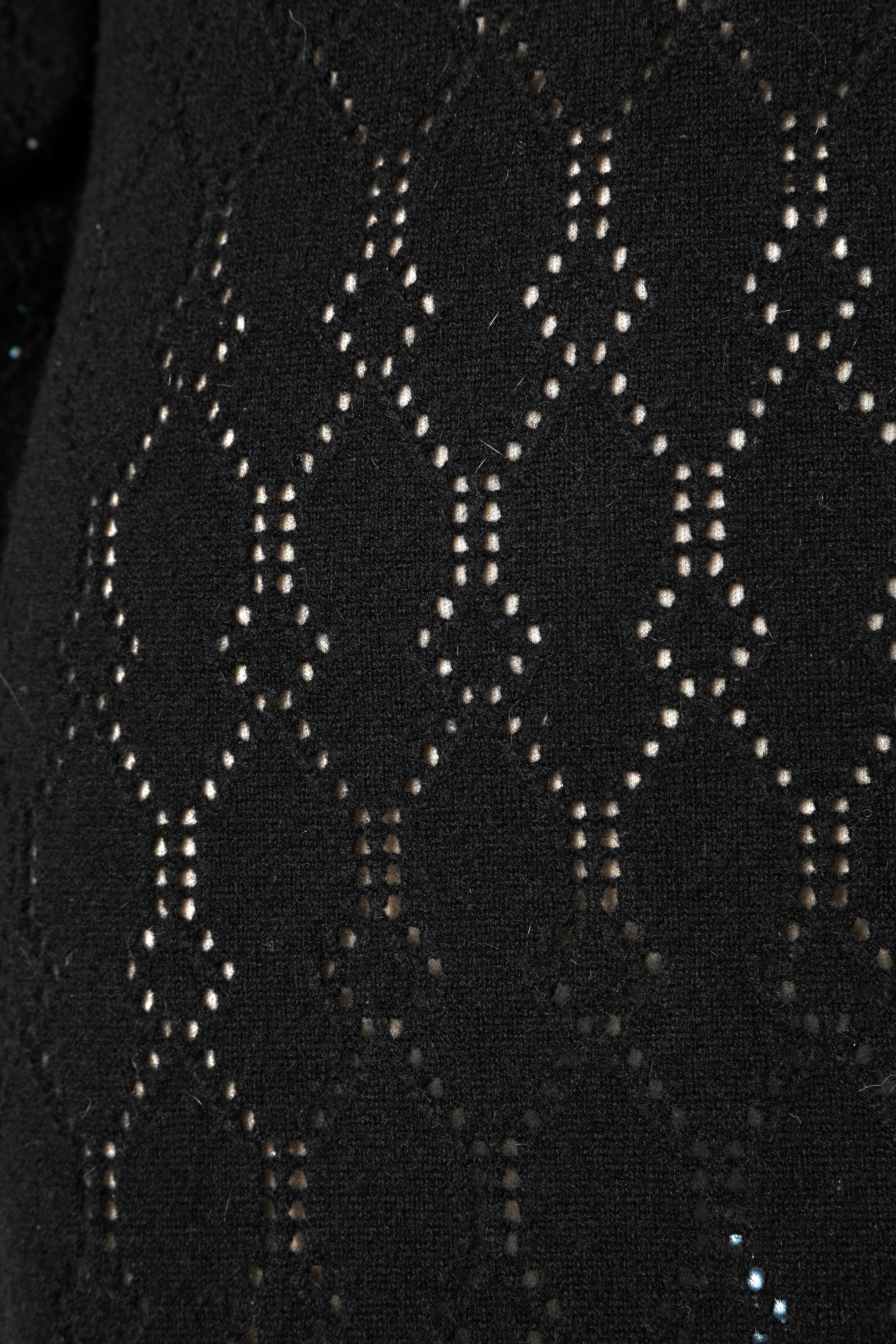 Women's Black knit cashmere and wool Louis Vuitton For Sale