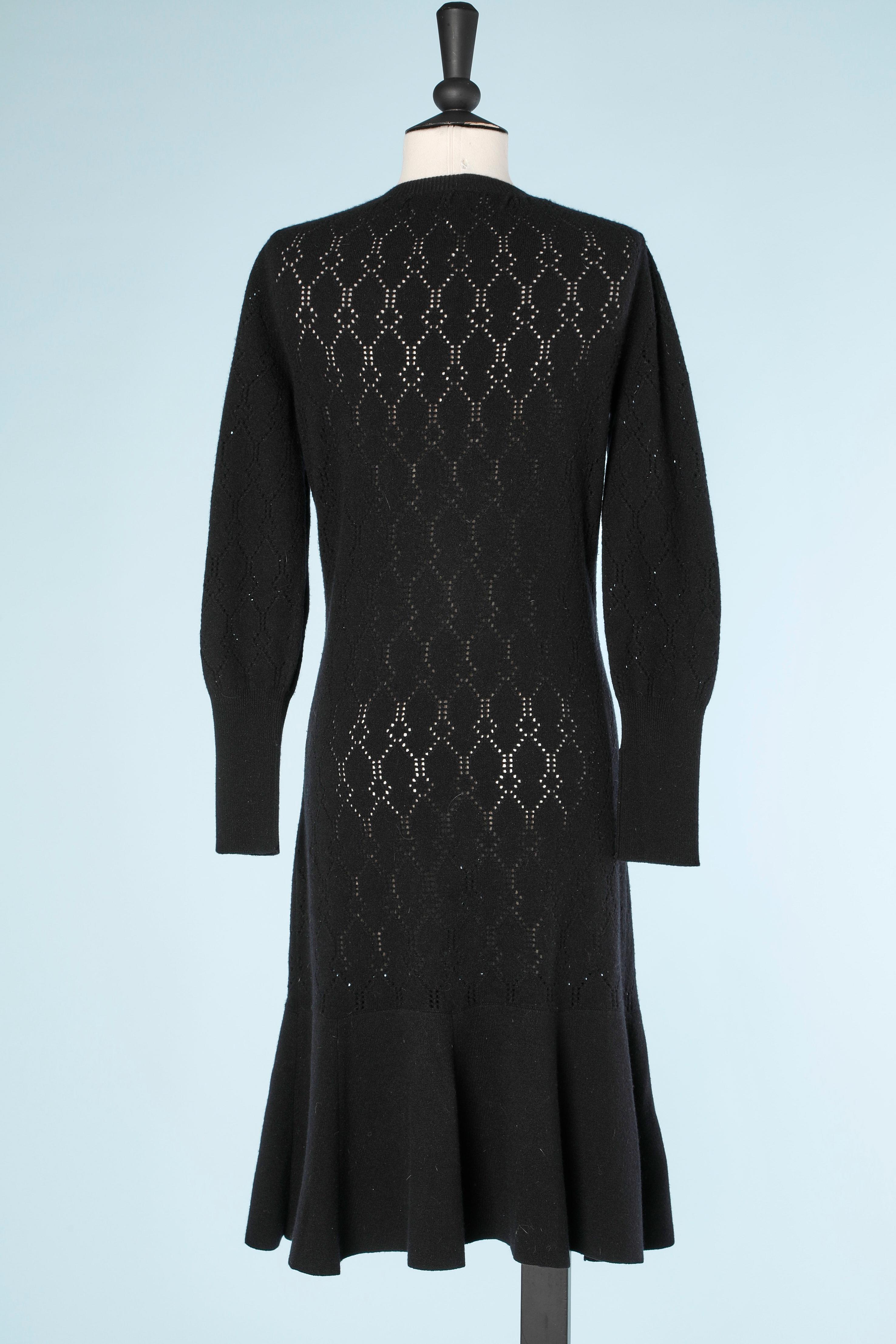 Black knit cashmere and wool Louis Vuitton For Sale 2