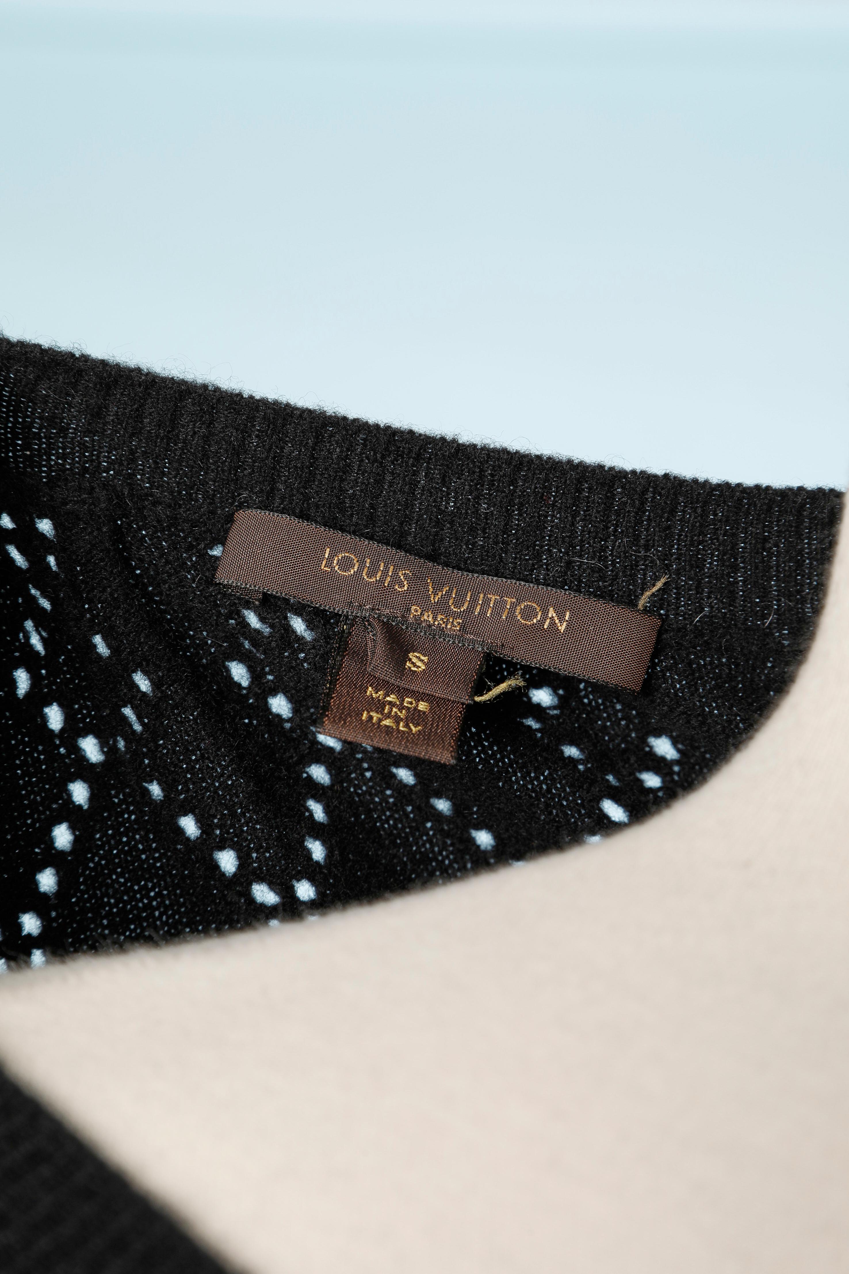 Black knit cashmere and wool Louis Vuitton For Sale 4