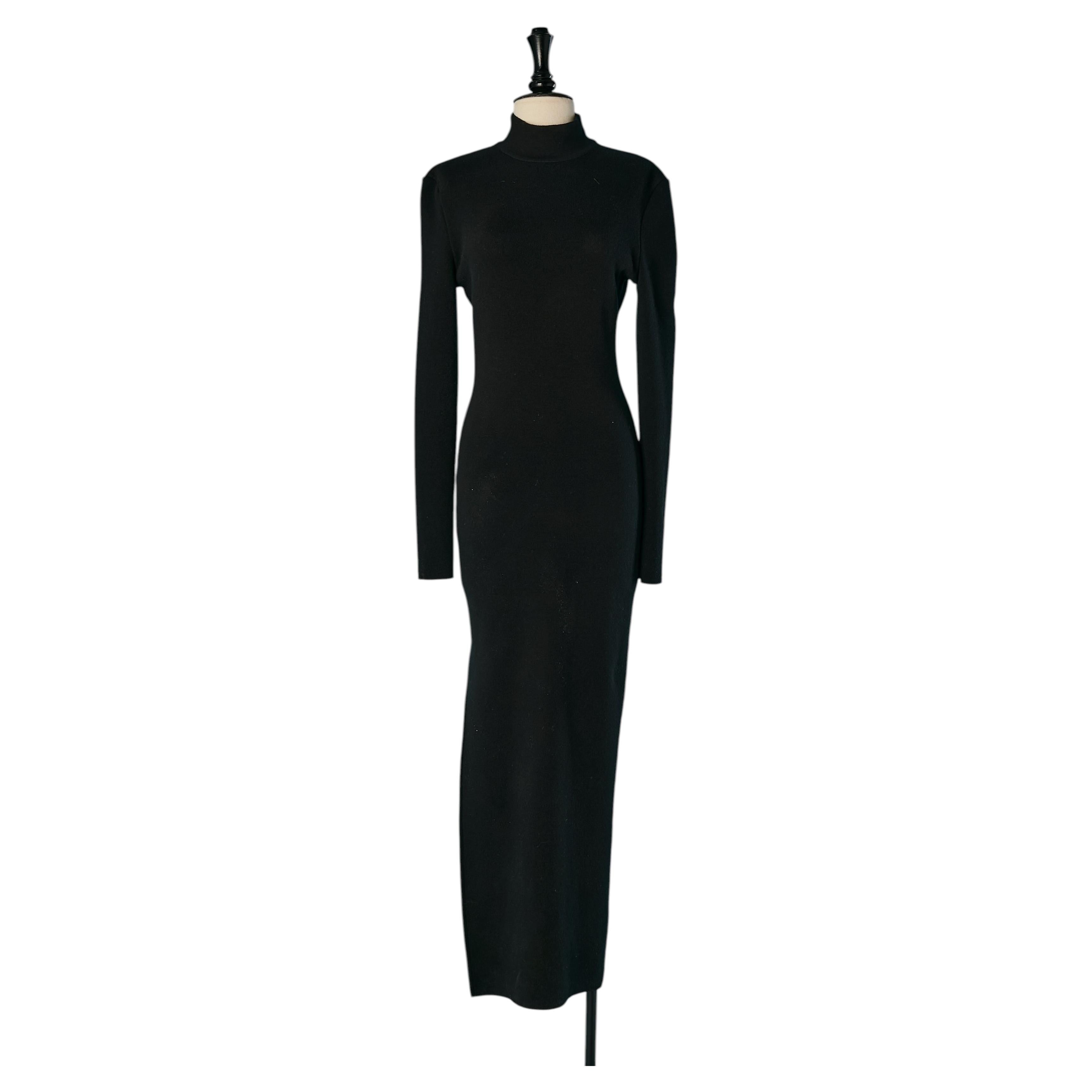 Black knit long dress ALEXANDRE VAUTHIER