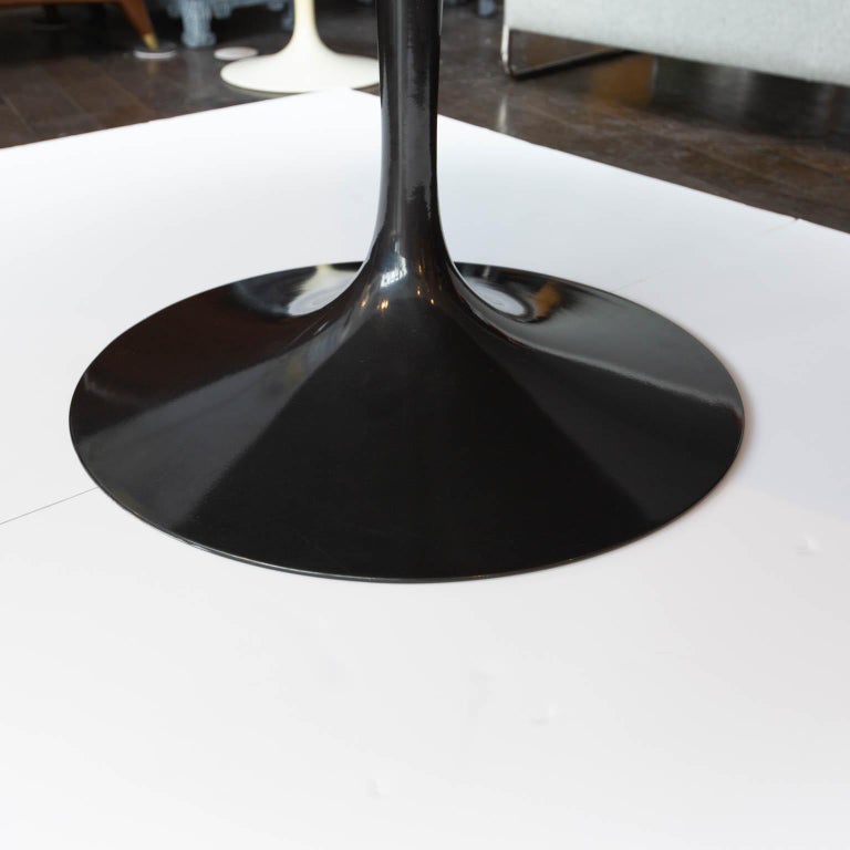 Black Knoll Tulip Table in Ebonized Walnut at 1stDibs tulip table black, black tulip table
