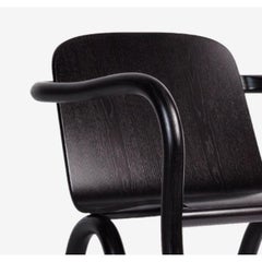 Black Kolho Natural Lounge Chair by Made by Choice