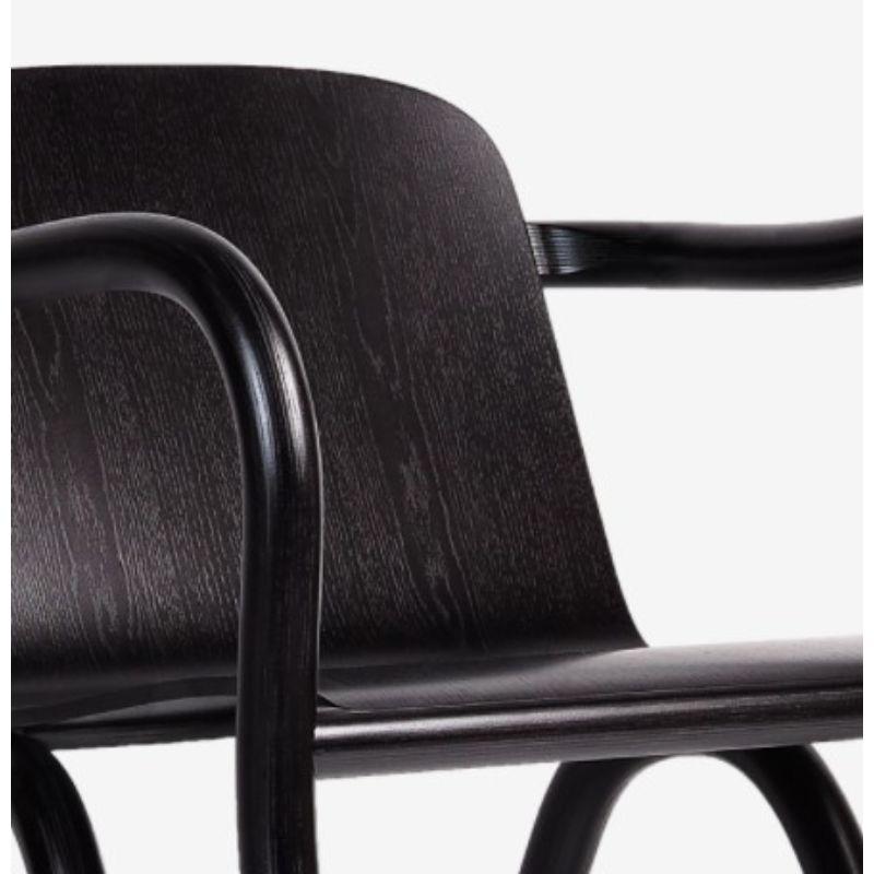 Birch Black Kolho Natural Lounge Chair by Made by Choice For Sale