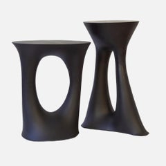 Black Kreten Side Table from Souda, Tall, Made to Order