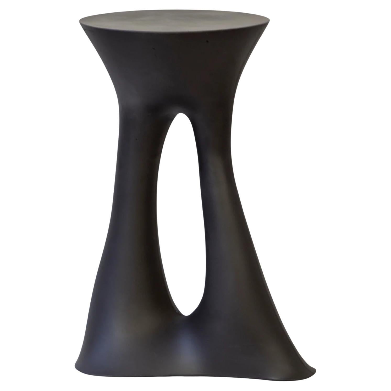 Black Kreten Side Table from Souda, Tall, Made to Order