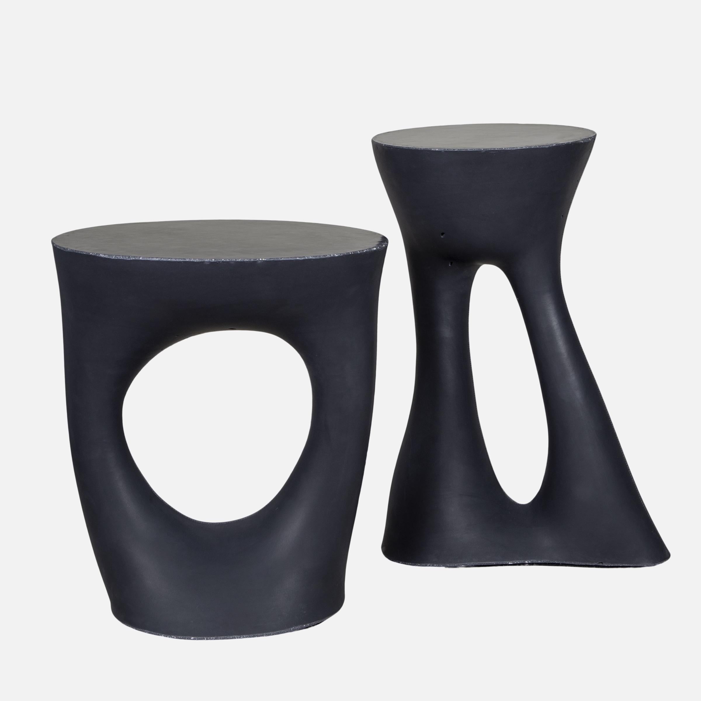 Modern Black Kreten Side Table from Souda, Short, Made to Order