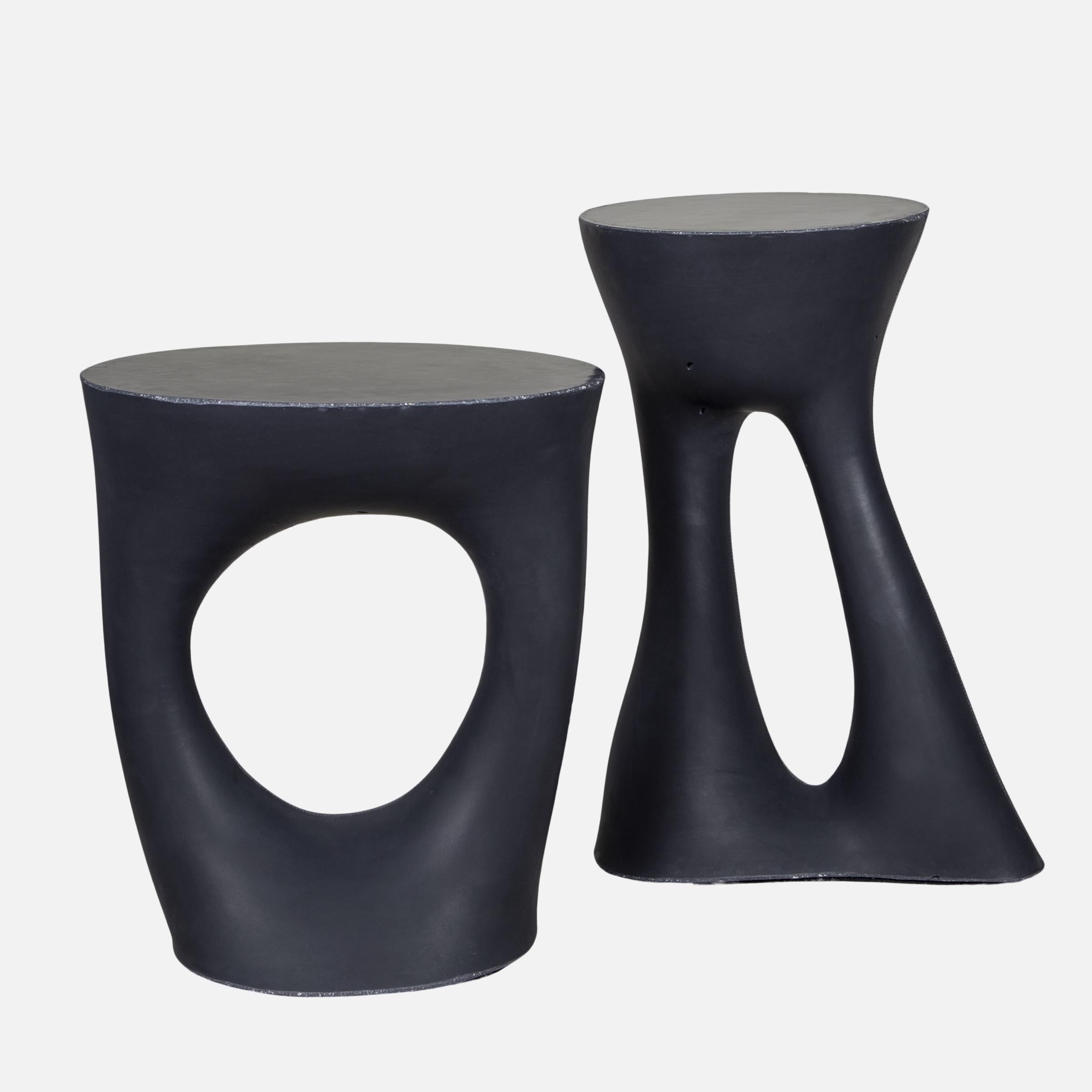 Modern Black Kreten Side Table from Souda, Tall, Made to Order For Sale