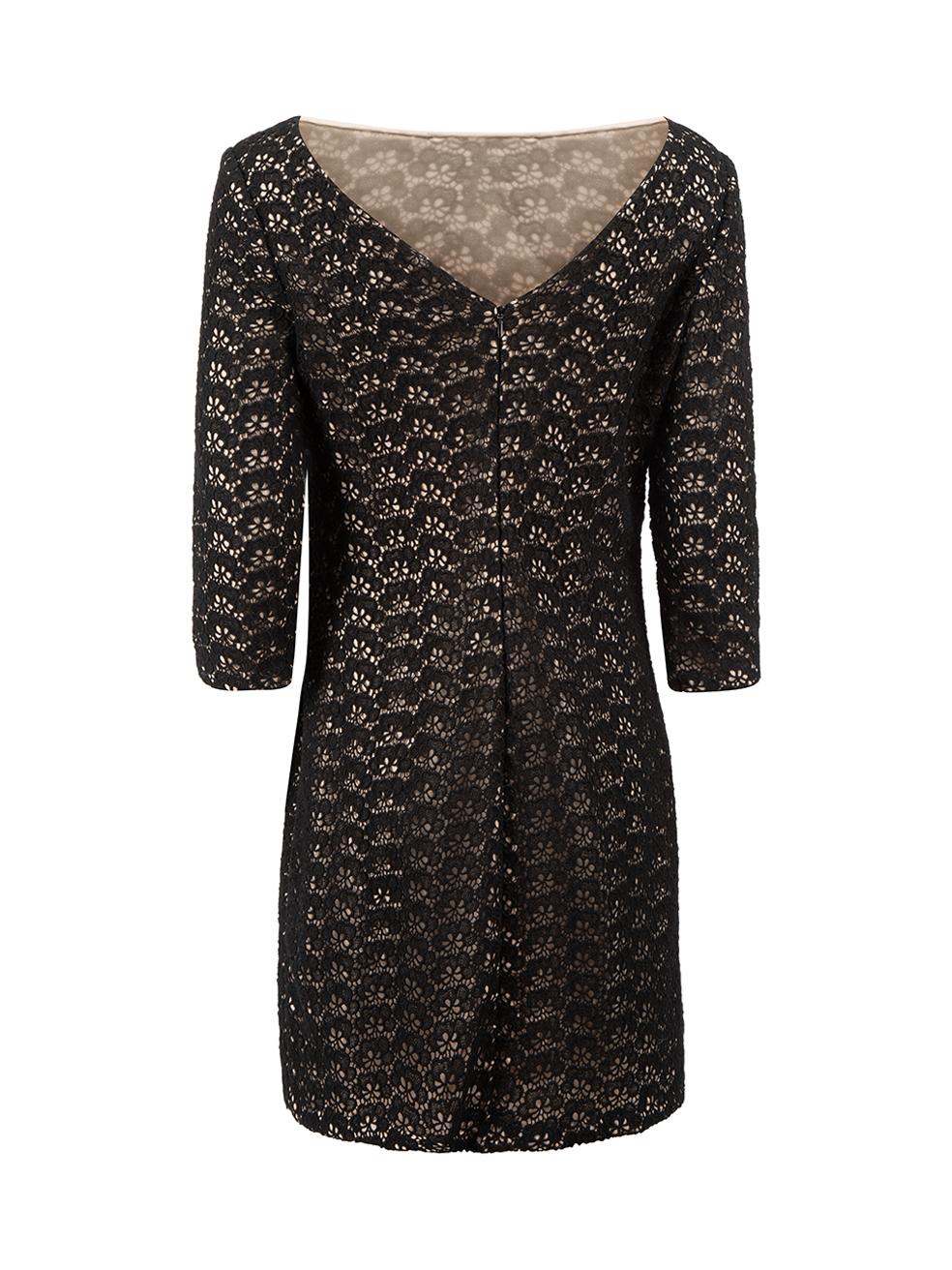Black Lace Sarita Mini Dress Size XL In New Condition For Sale In London, GB