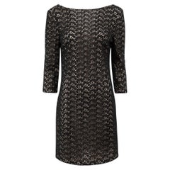 Black Lace Sarita Mini Dress Size XL