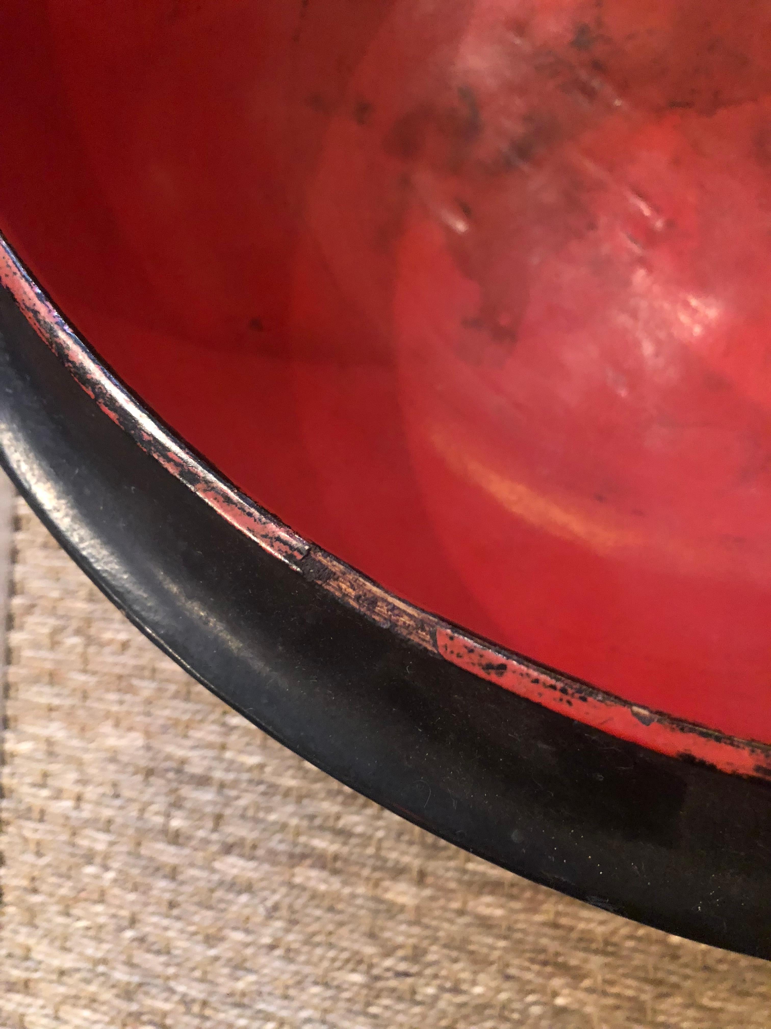 20th Century Black Lacquer Bowl For Sale