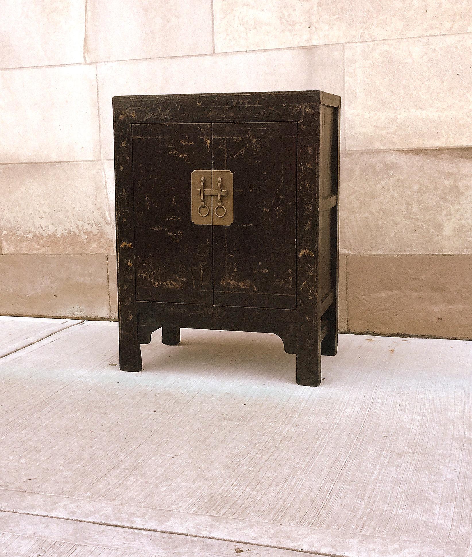 Chinese Black Lacquer Chest