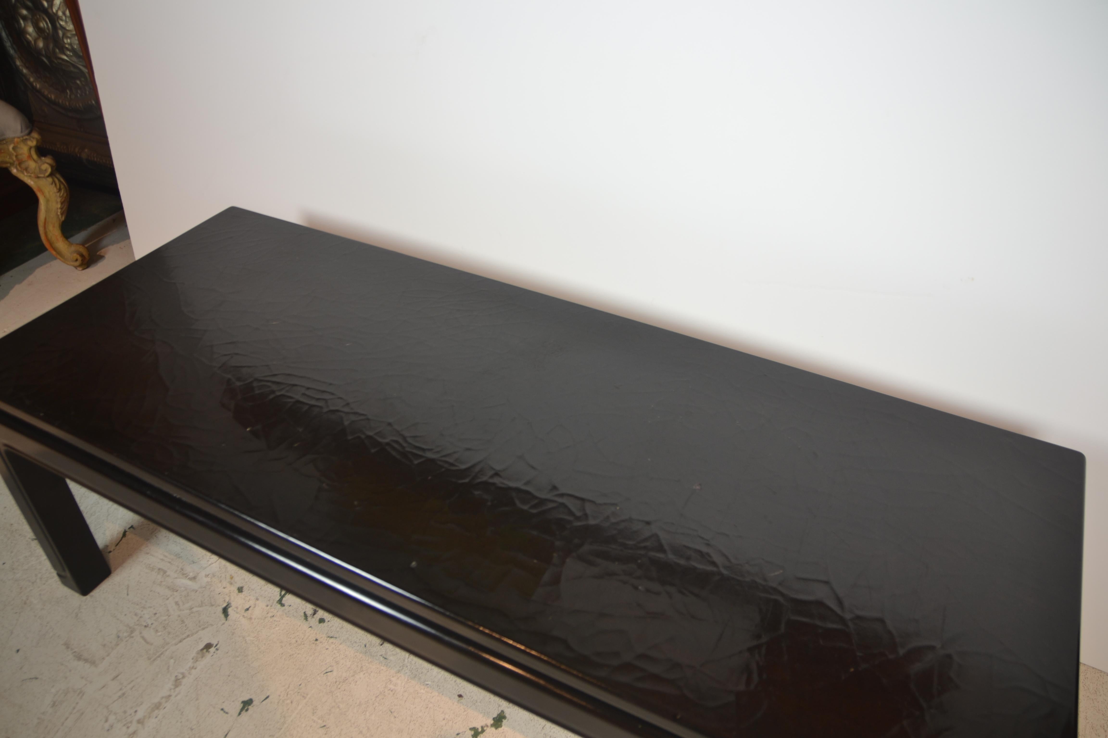 black lacquer coffee tables