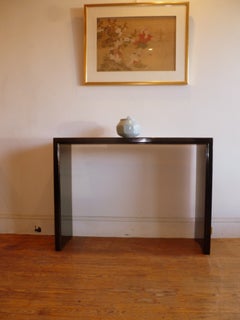 Black Lacquer Console Table