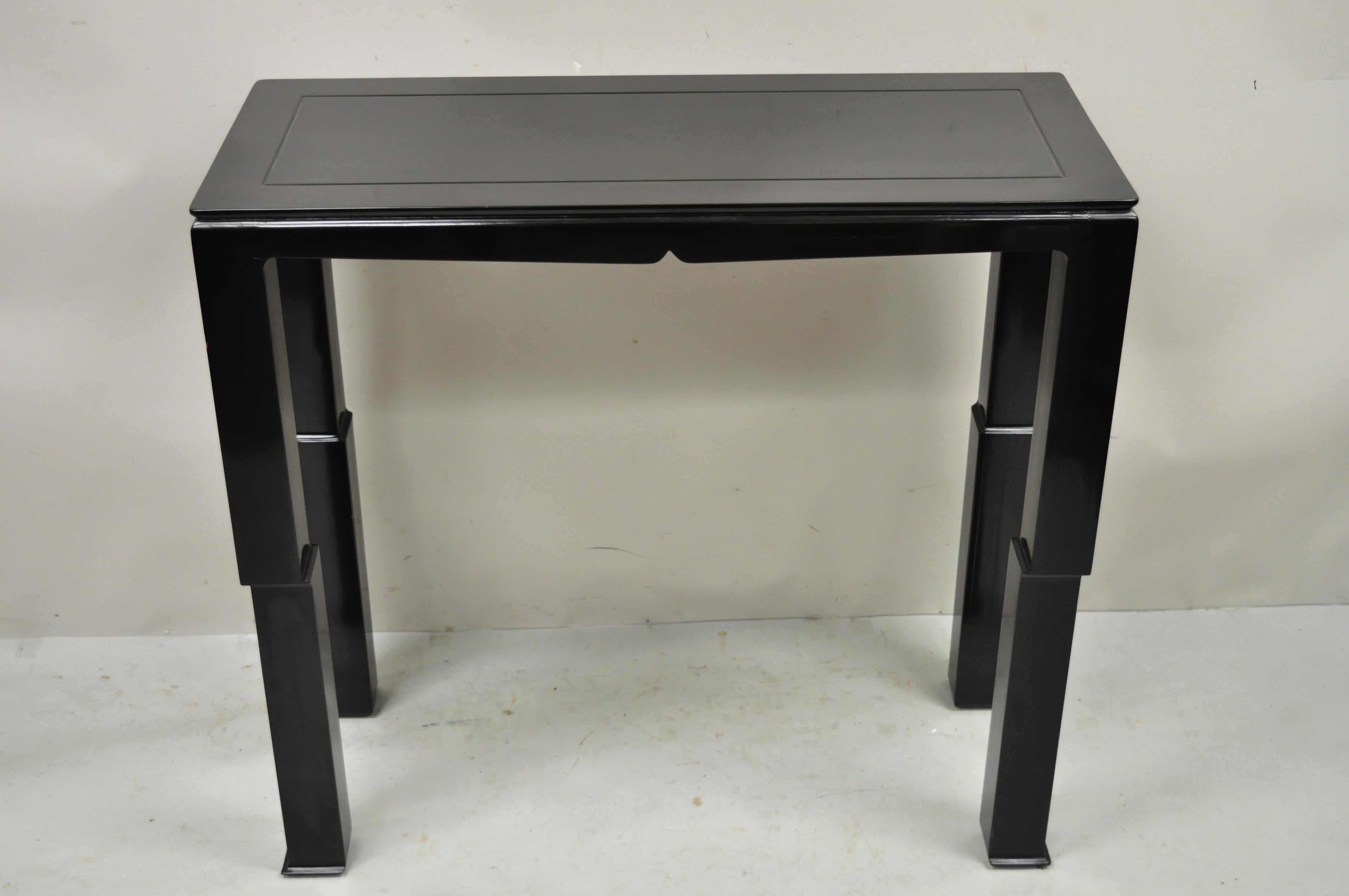 oriental style black hall table