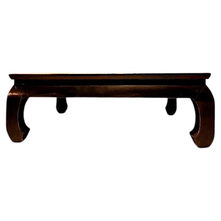 Black Lacquer Low Table / Coffee Table For Sale