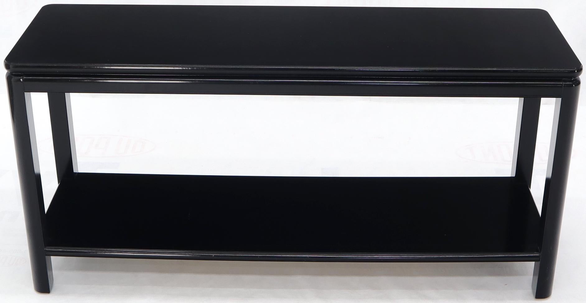 modern black sofa table