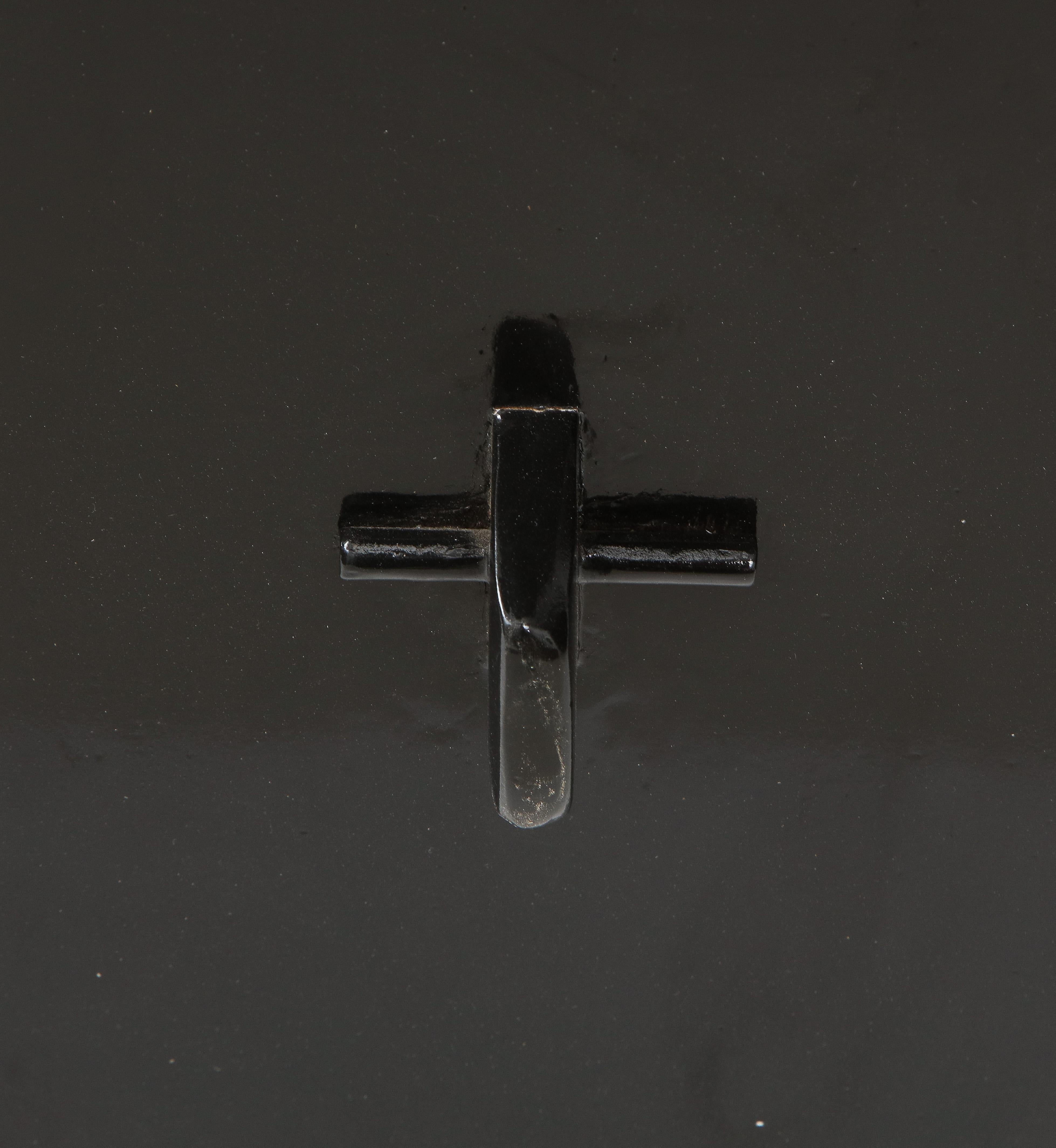 Black Lacquer Stool, in the Style of Maison Jansen, France, 1970s 5