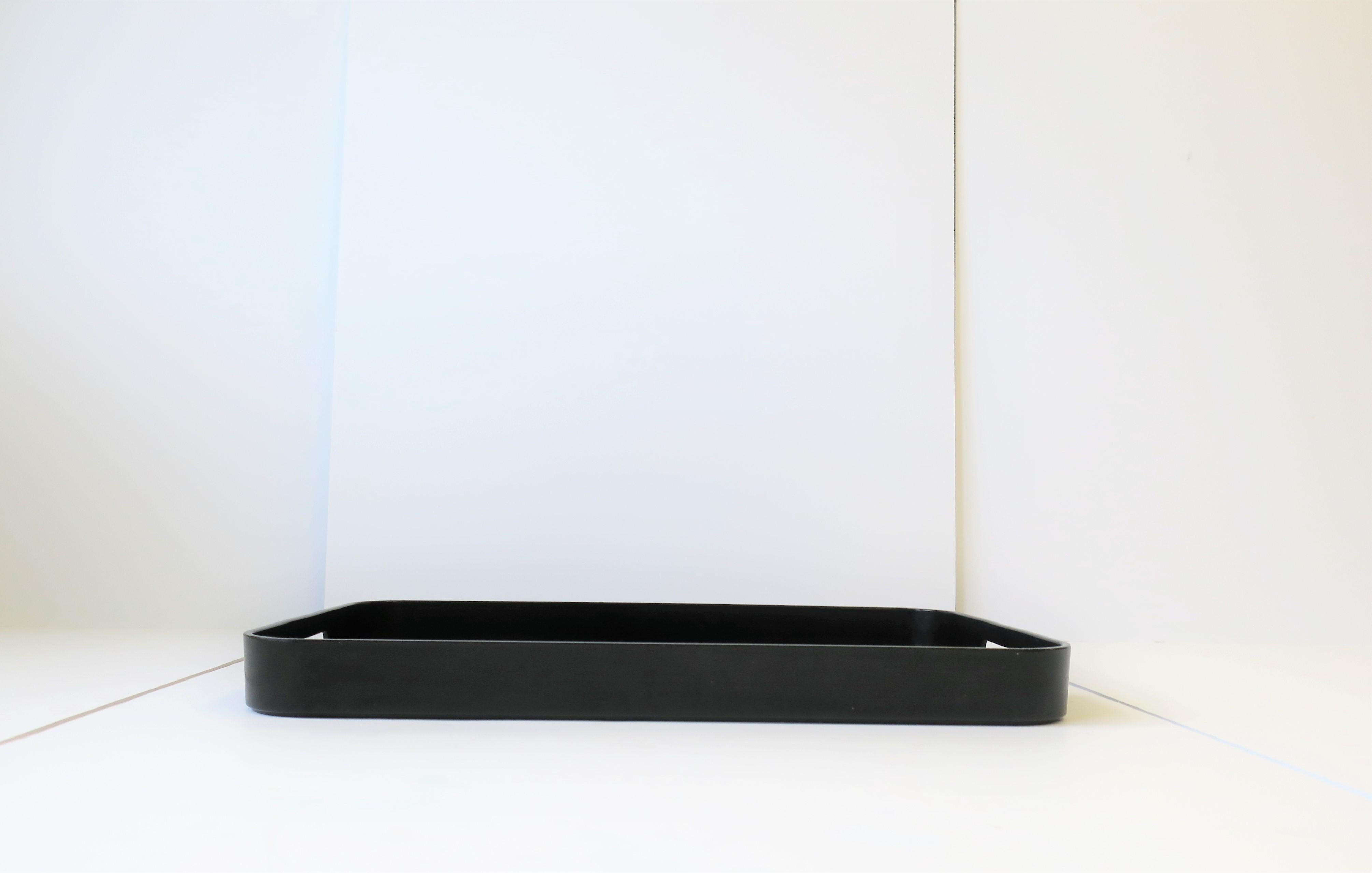 Black Modern Tray In Good Condition In New York, NY
