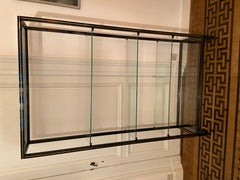 Black Lacquered Aluminum Shelf, Pierre Vandel, Paris, 1970
